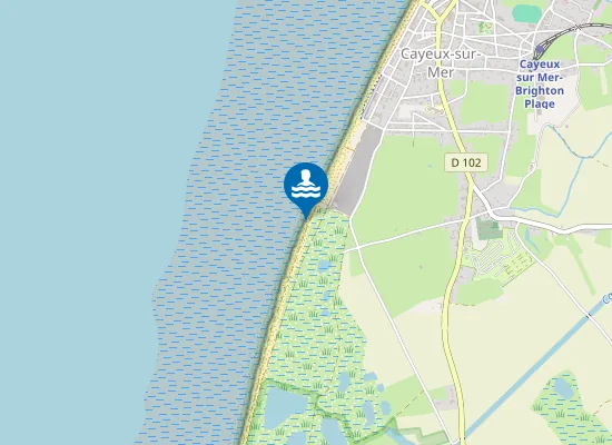 Map of Plage de l'Amer Sud