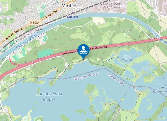 Map of Plage Naturiste de La Mama