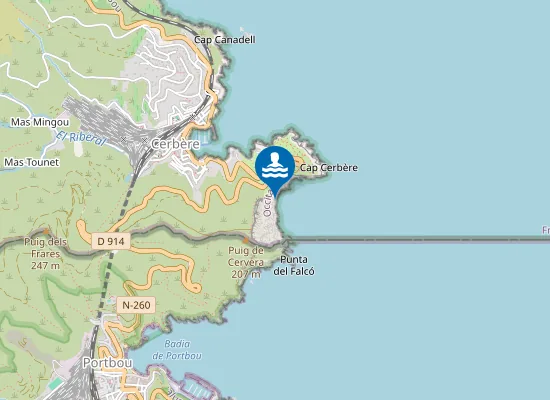 Map of Plage du Minerai