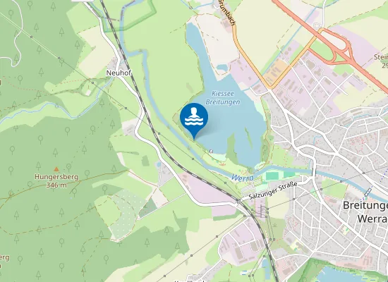 Map of STRANDBAD BREITUNGEN