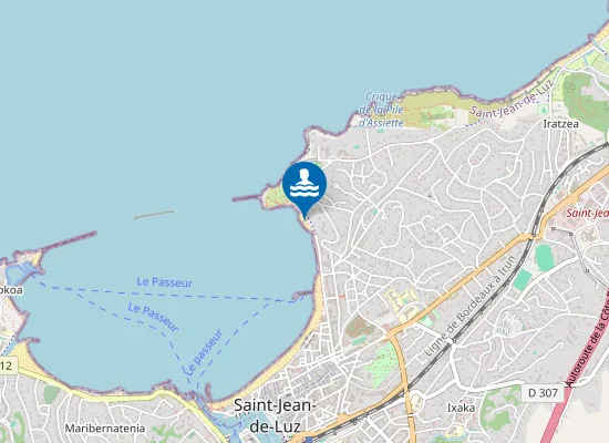 Map of Les Flots Bleus