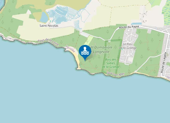 Map of Plage de la Mine