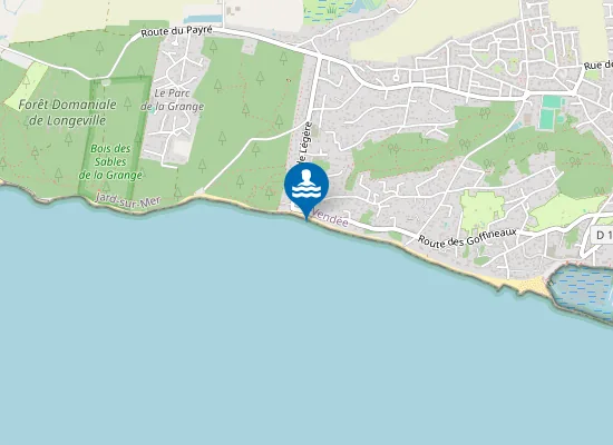 Map of Plage de Légère