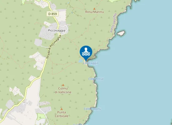 Map of Plage de Carataggio (Tahiti Beach)
