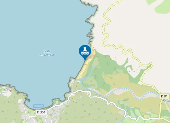 Map of Plage de Delta du Fango