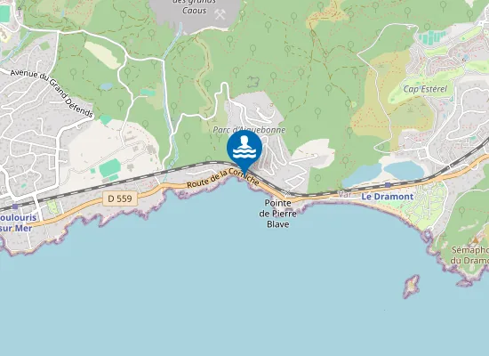 Map of Plage Garde Vieille