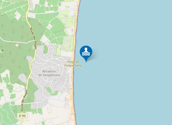 Map of Plage de Pampelonne