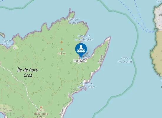 Map of Plage de Port-Manh