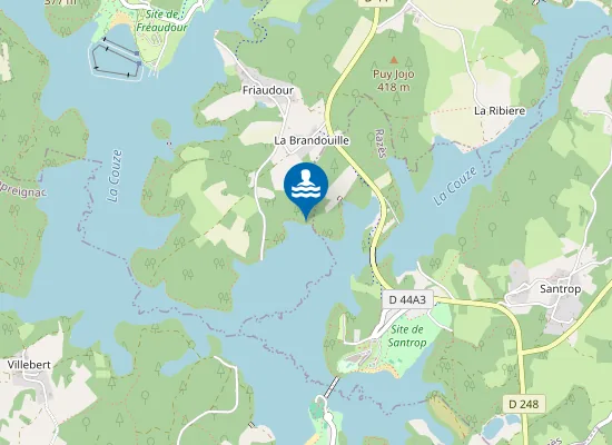 Map of Lac de Saint-Pardoux