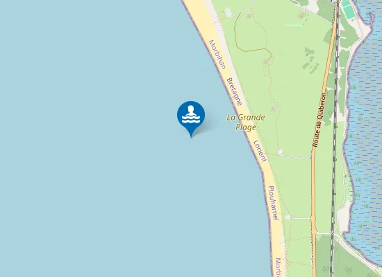 Map of La Grande Plage