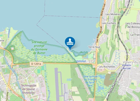 Map of Plage des Mottets