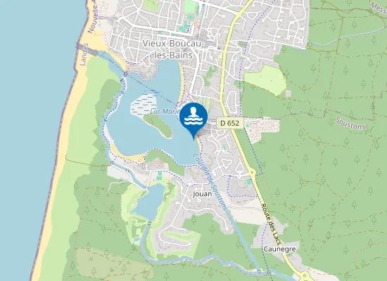Map of La Plage Nord