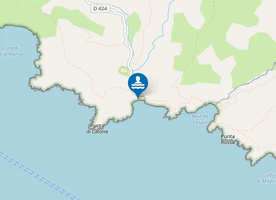 Map of Plage de Gradelle