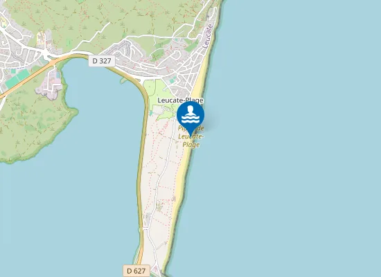 Map of Plage de Leucate Plage