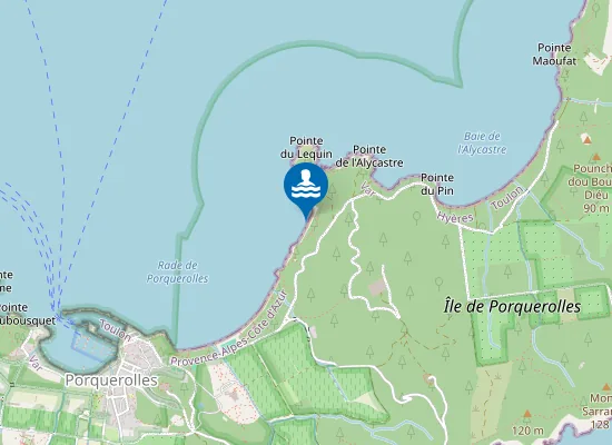 Map of plage du Lequin