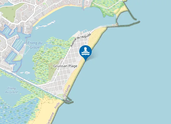 Map of Plage des Chalets