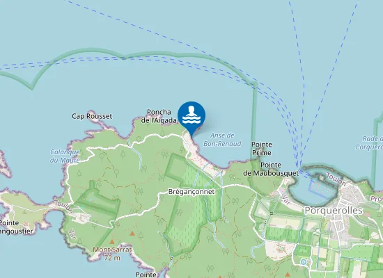 Map of Plage du Bon Renaud