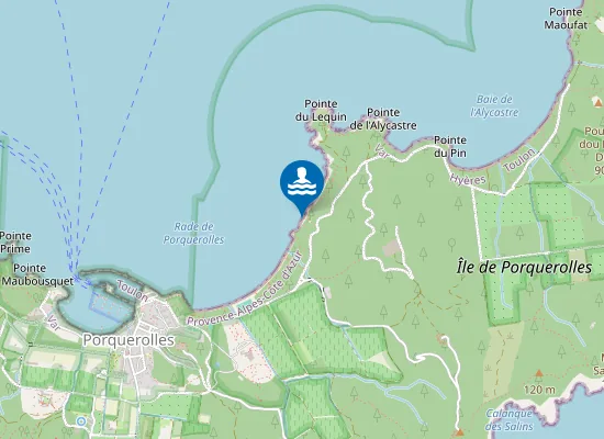 Map of Deuxième Courtade