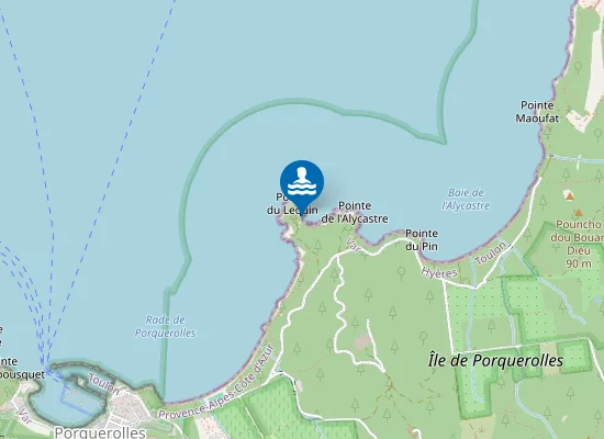 Map of plage du Lequin