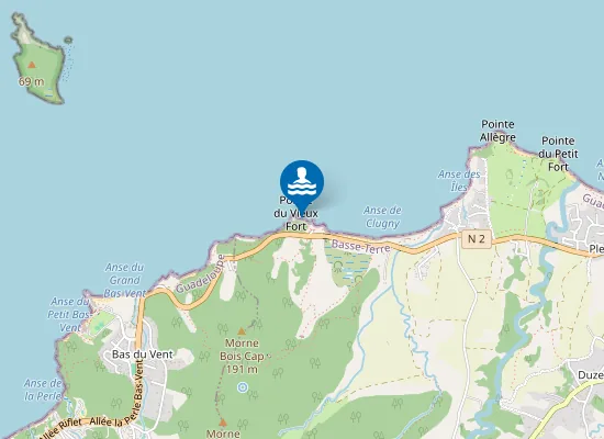 Map of Vieux Fort