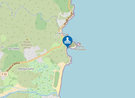 Map of Plage de Fautea Sud