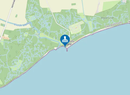 Map of VEMMETOFTE STRAND