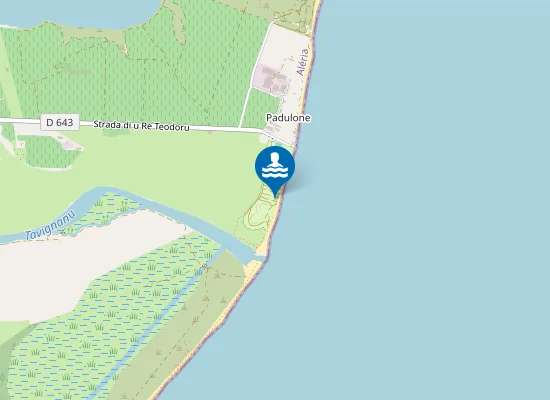 Map of Plage de Padulone