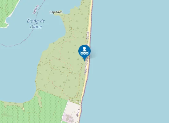 Map of Plage de Tallone
