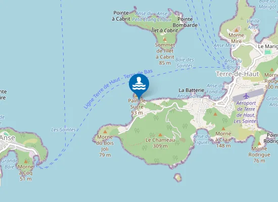 Map of Plage du Pain de Sucre