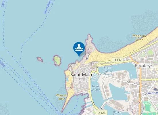 Map of Plage Malo