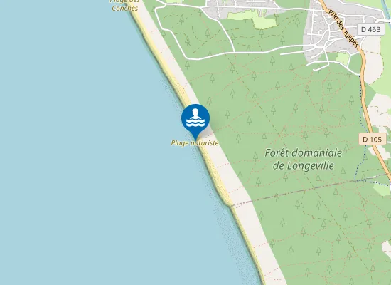 Map of Plage naturiste