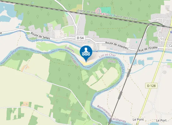 Map of Plage de Villedieu