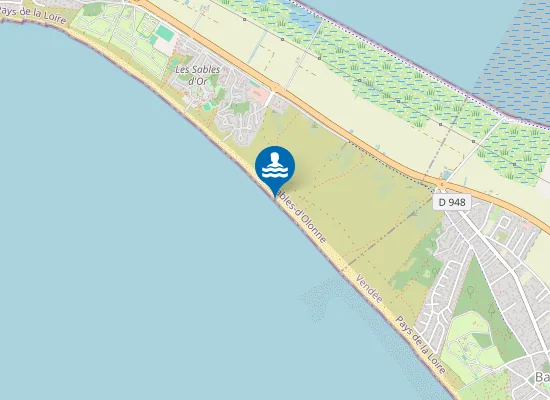 Map of Plage des Sables d'Or