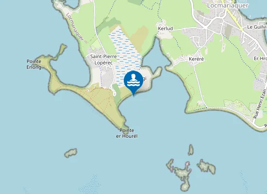 Map of Plage du Breneguy