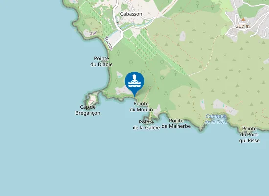 Map of Plage du Luxembourg
