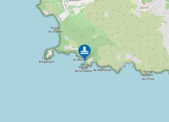 Map of Plage de la galère