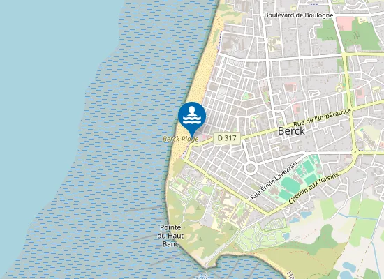 Map of Berck Plage
