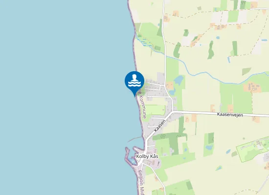 Map of KOLBY KÅS V. CAMPINGPLADS