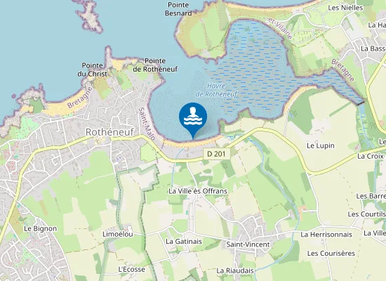 Map of Plage du Havre