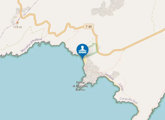 Map of Mucchiu Biancu