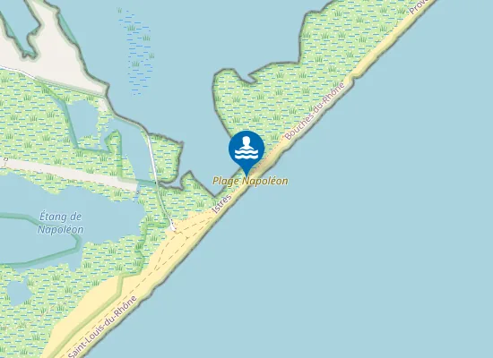 Map of Plage Napoléon