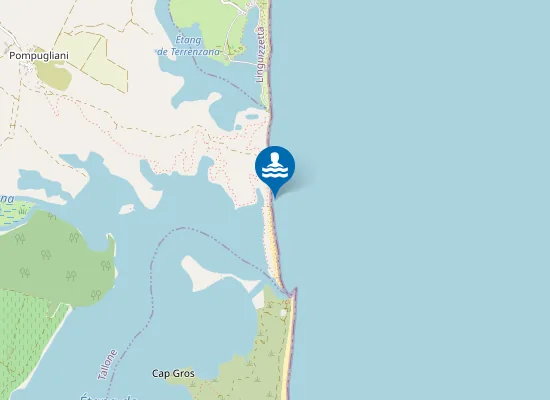 Map of Plage de Tallone