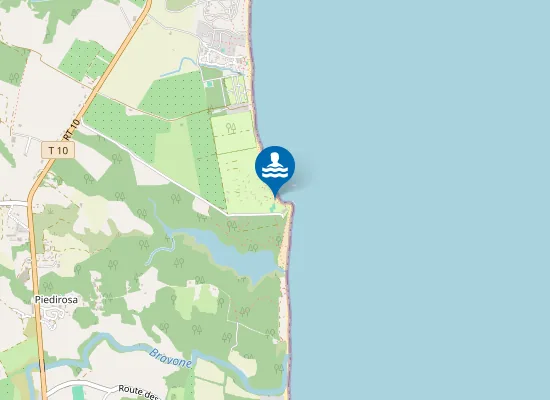 Map of Plage de Bagheera