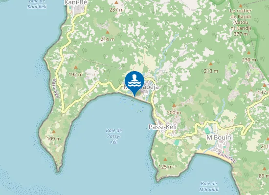 Map of Plage de Mronabéja - Fassigny Mronabéja