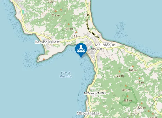 Map of Plage de M’zouasia