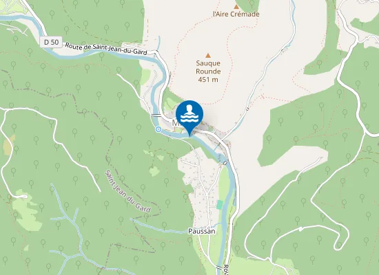 Map of La Calquière