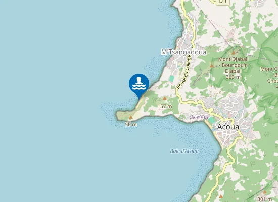Map of Plage de Fano - Fassgny Fano