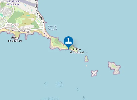 Map of Plage de la Jument