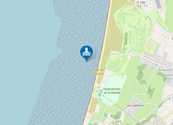 Map of Plage de Donville