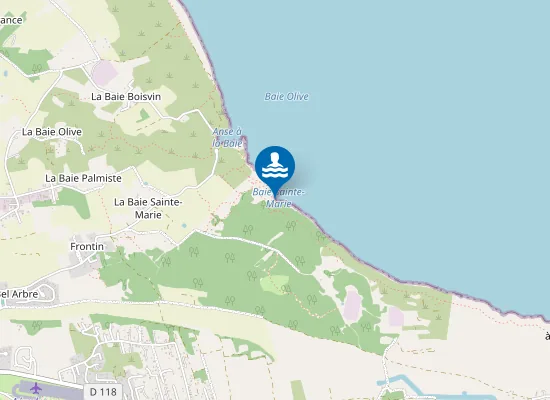 Map of Plage des Rouleaux